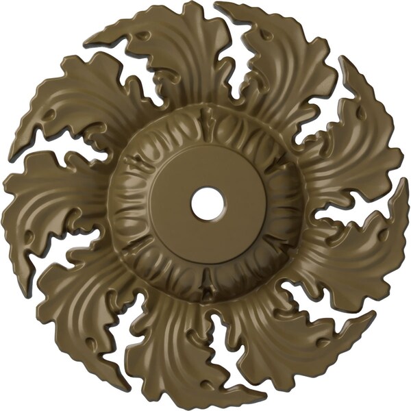 Ekena Millwork Needham Ceiling Medallion (Fits Canopies up to 4 1/4"), 14 5/8"OD x 2 1/4"P, Mississippi Mud CM14NEMMF - main